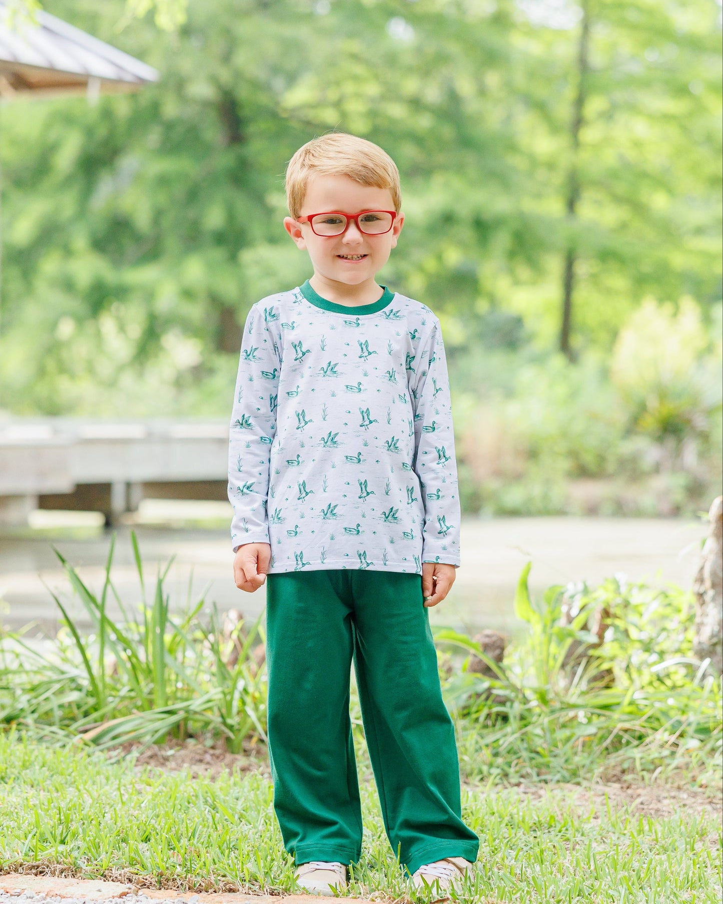 Jellybean by Smock Candy Marsh Mallards Thomas Pants Set