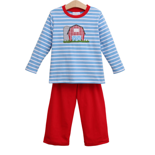 Jellybean by Smock Candy On the Farm Pants Set