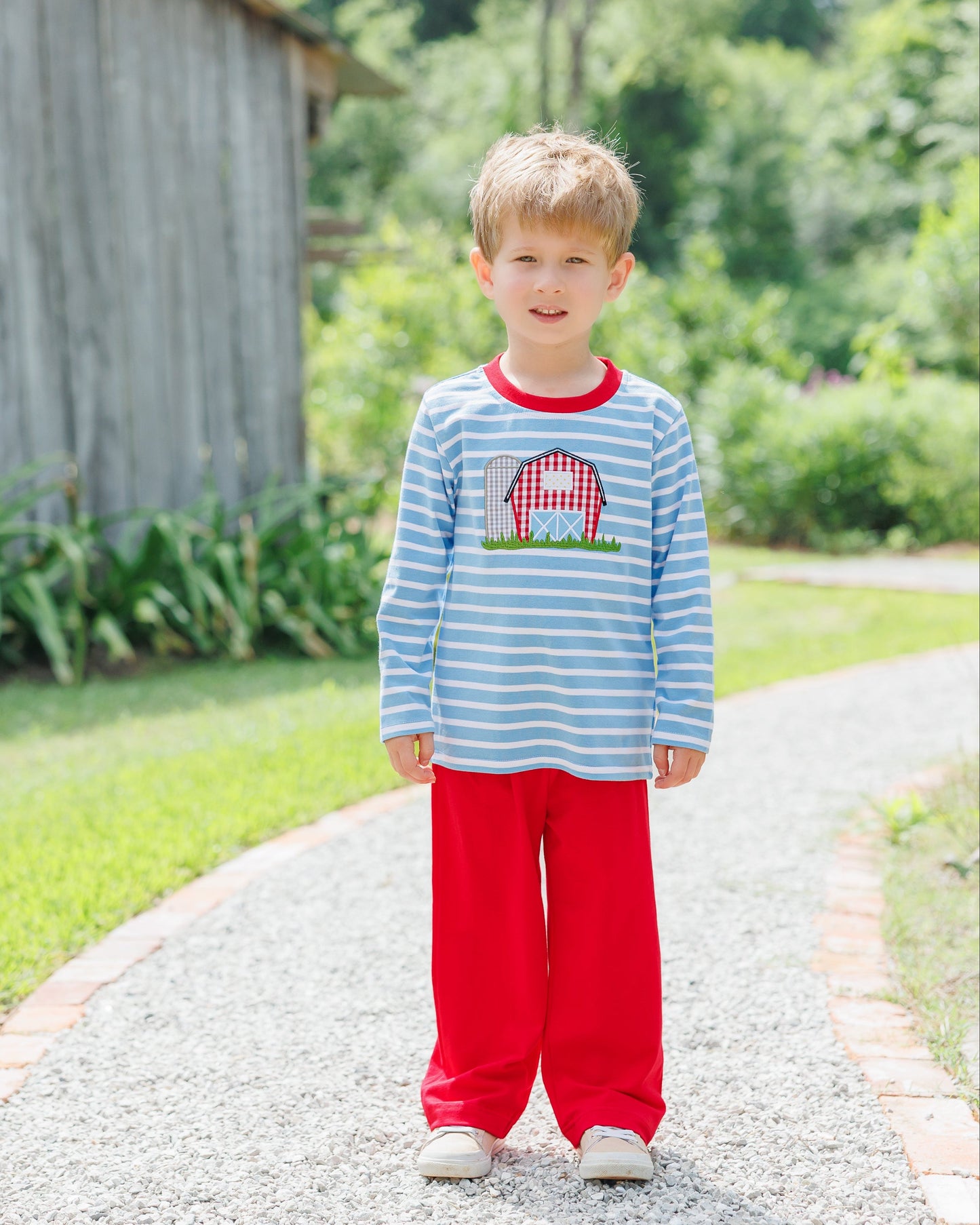 Jellybean by Smock Candy On the Farm Pants Set
