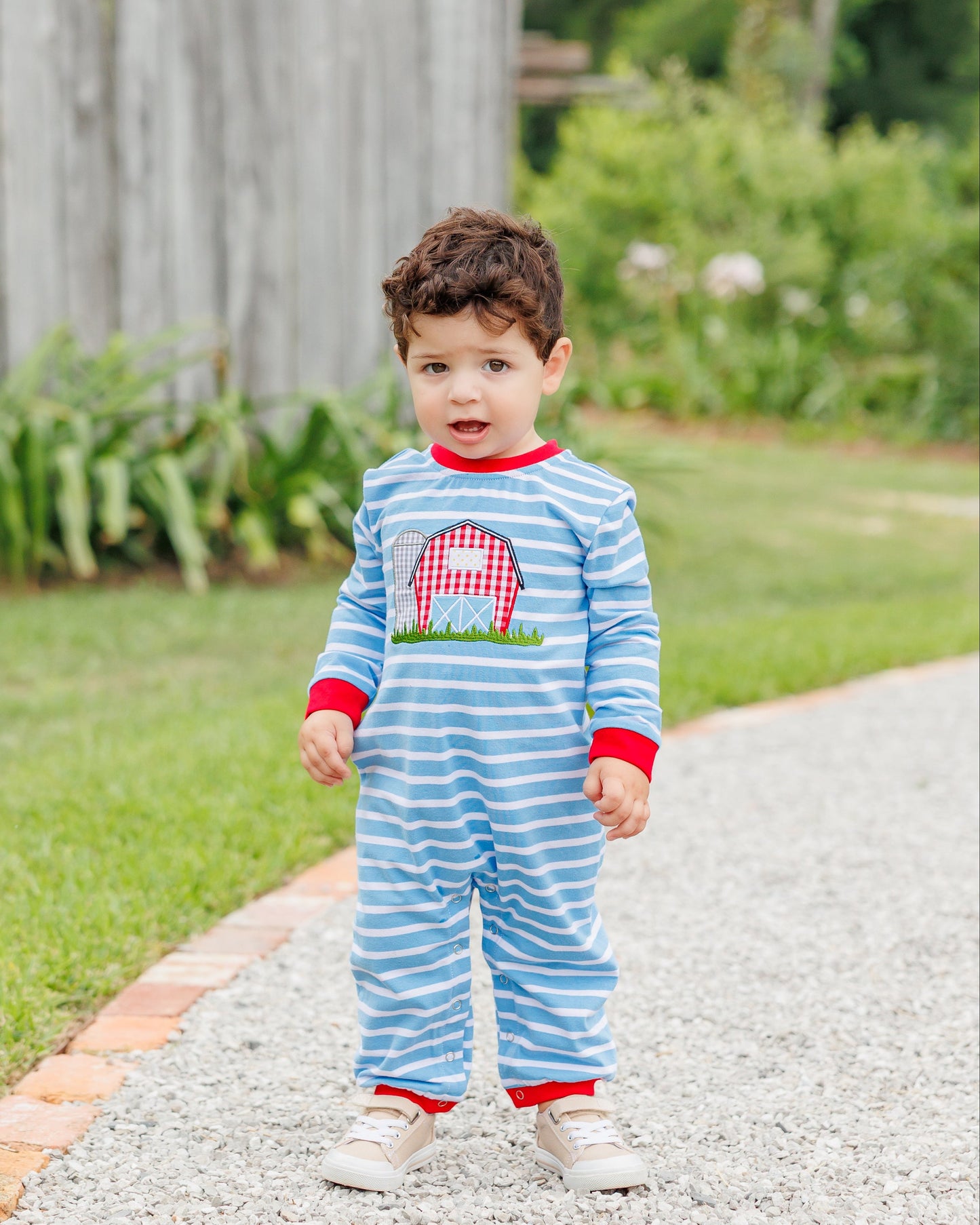 Jellybean by Smock Candy On the Farm Romper