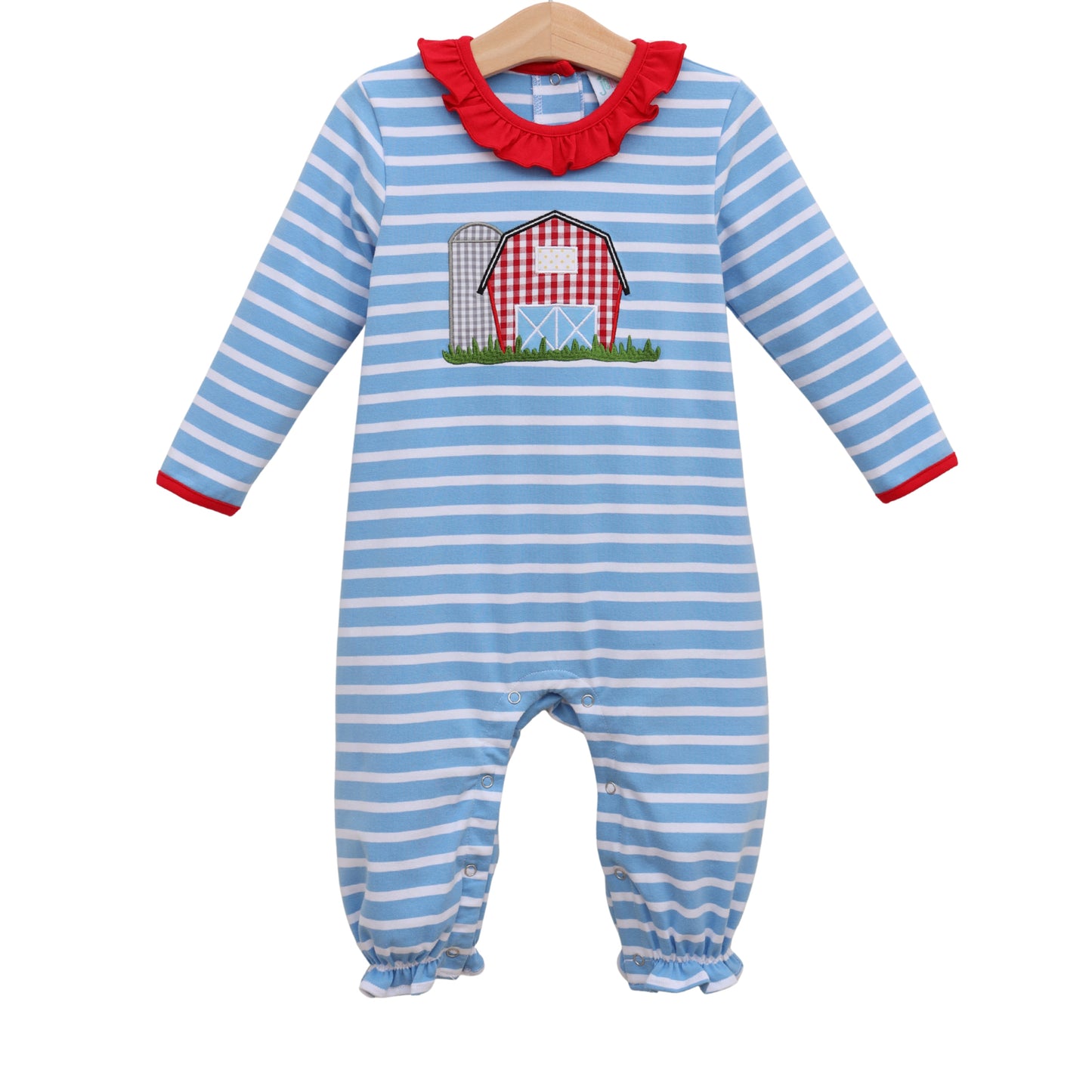 Jellybean by Smock Candy On the Farm Ruffle Romper