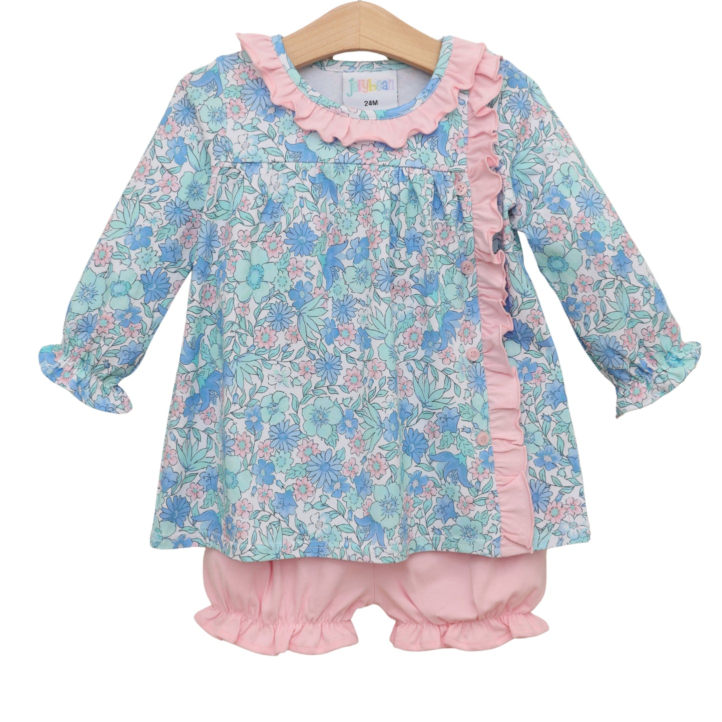Jellybean by Smock Candy Painted Petals Clara Bloomer Set