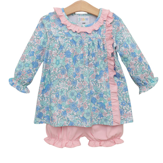Jellybean by Smock Candy Painted Petals Clara Bloomer Set