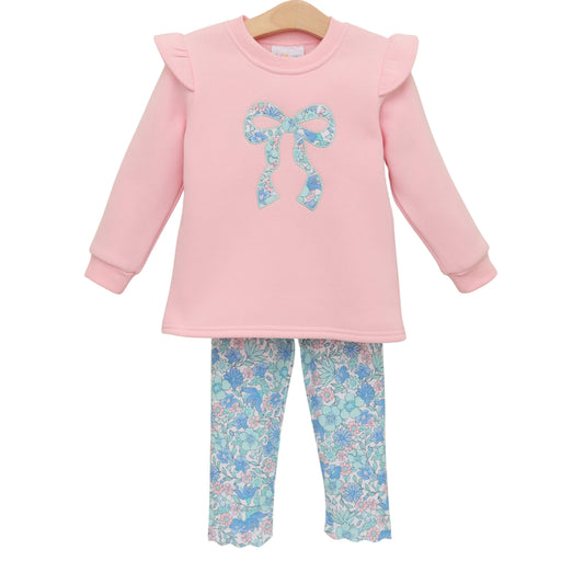Jellybean by Smock Candy Painted Petals Ruffle Sweatshirt Set