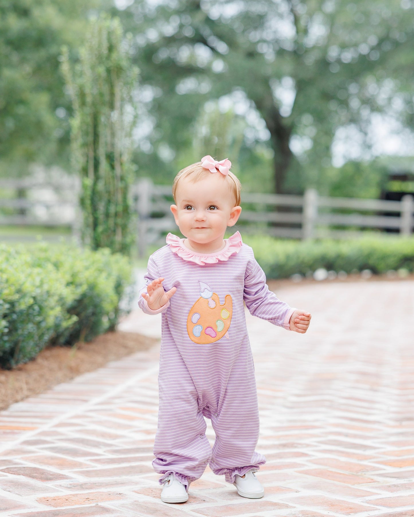 Jellybean by Smock Candy Pretty Painter Ruffle Romper