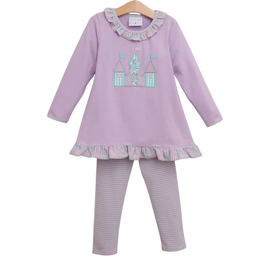 Jellybean by Smock Candy Princess Palace Ruffle Pants Set