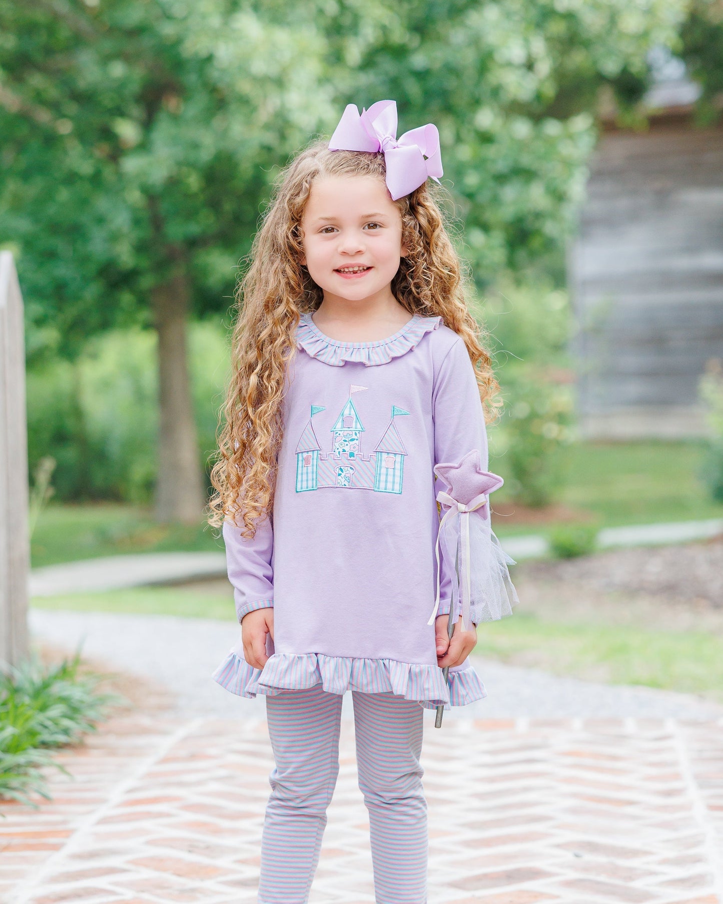 Jellybean by Smock Candy Princess Palace Ruffle Pants Set