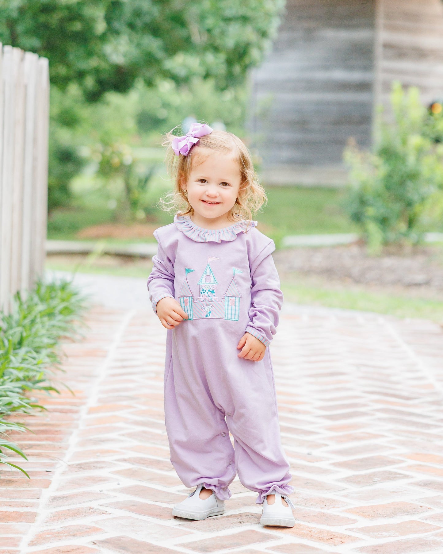 Jellybean by Smock Candy Princess Palace Ruffle Romper