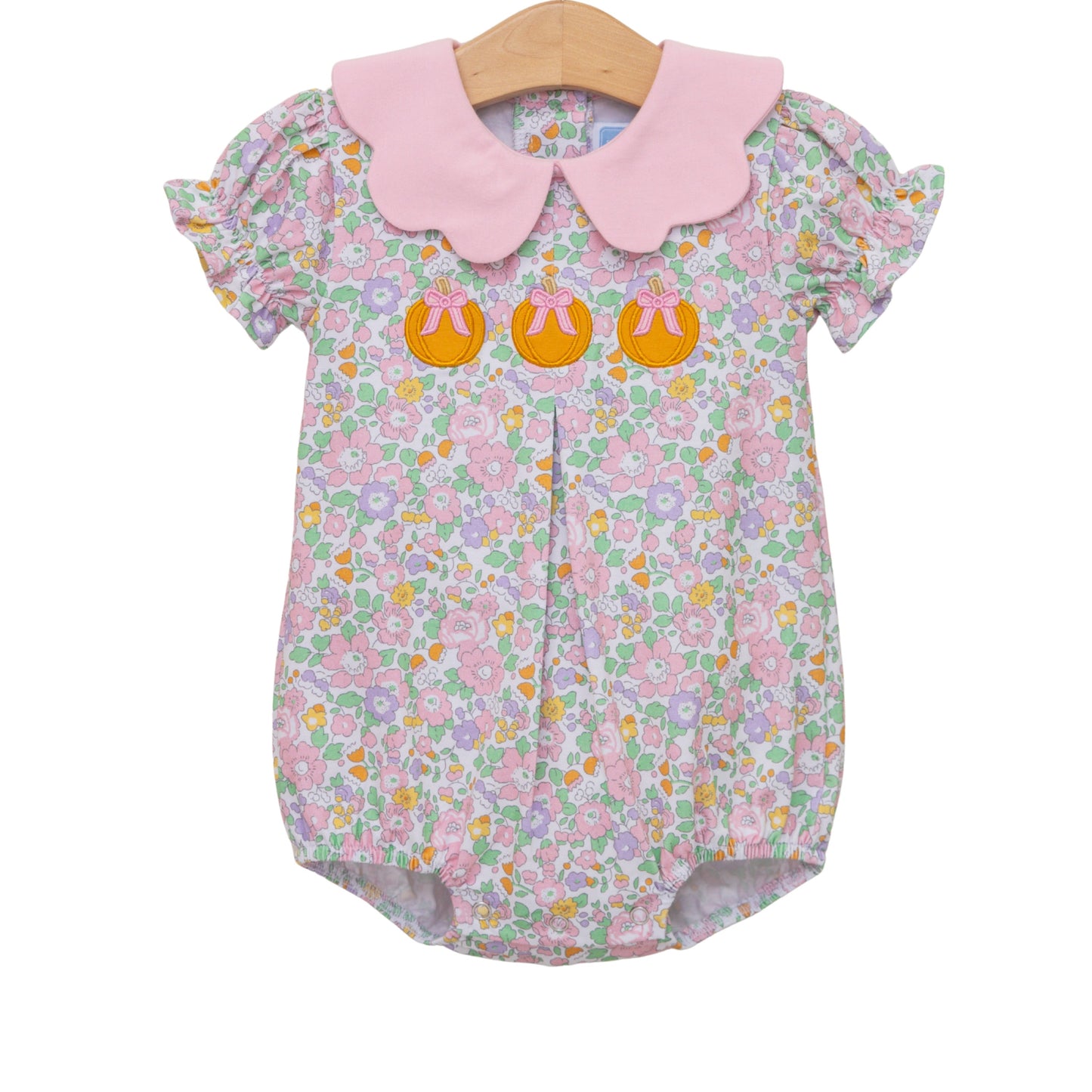 Trotter Street Kids Pumpkin Floral Bubble