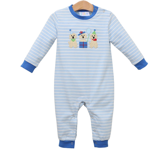 Jellybean by Smock Candy Puppy Party Romper