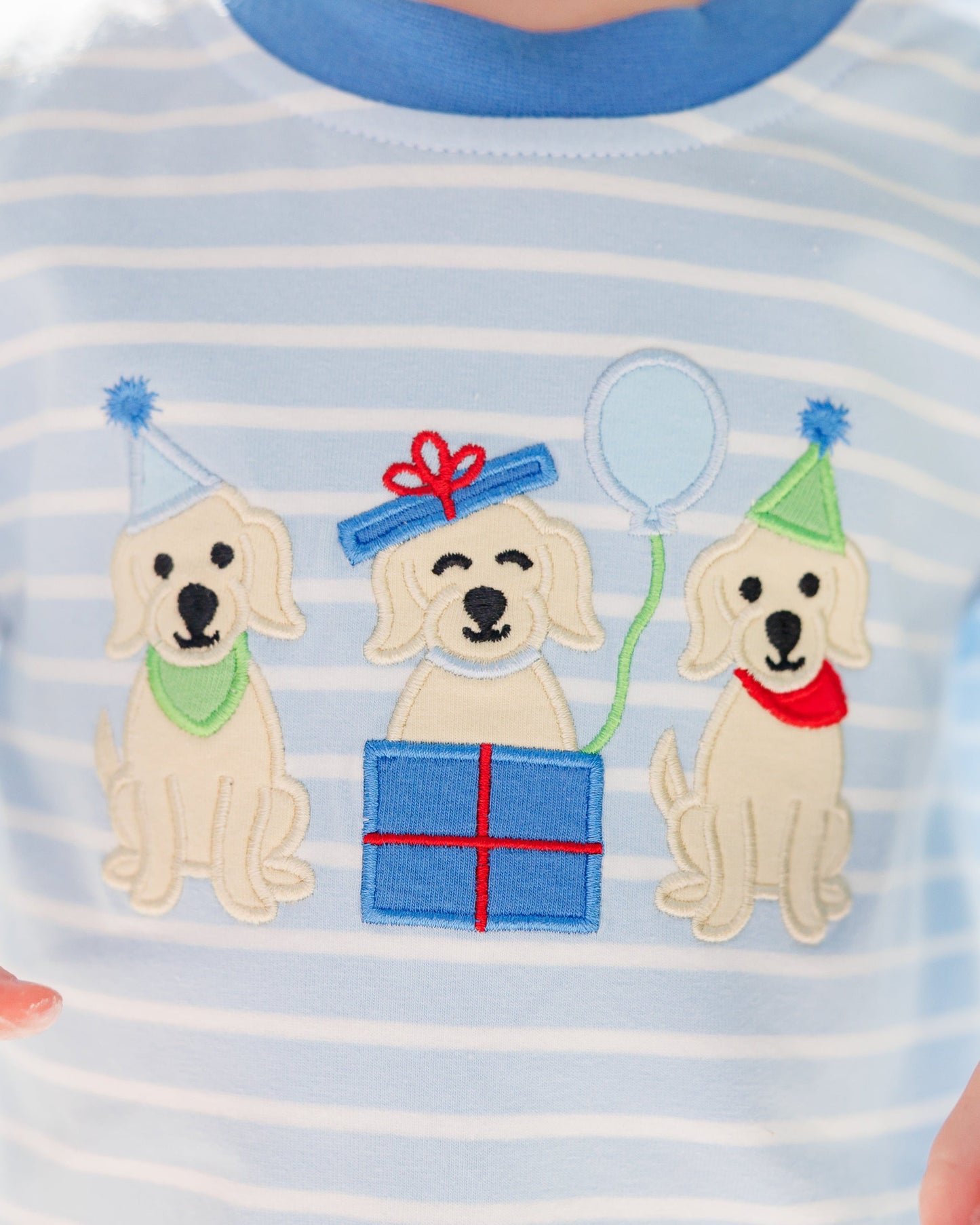 Jellybean by Smock Candy Puppy Party Romper