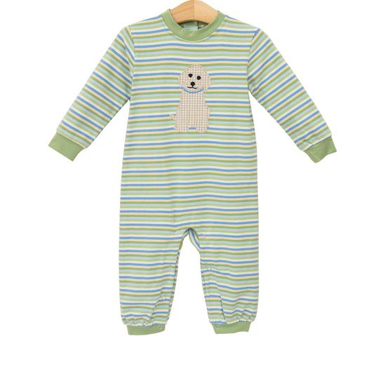 Trotter Street Kids Boys Puppy Romper