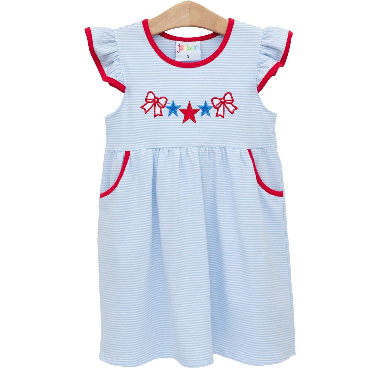 Jellybean by Smock Candy Stars, Stripes, & Bows Dress