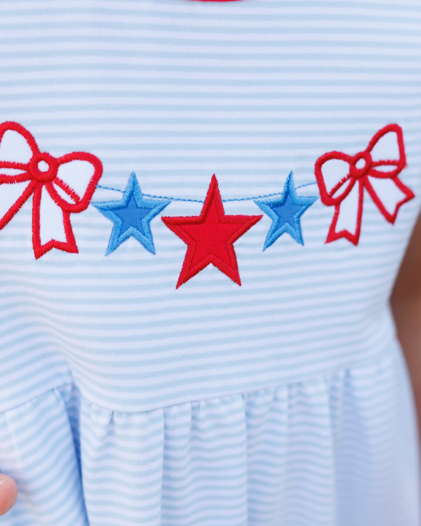 Jellybean by Smock Candy Stars, Stripes, & Bows Dress