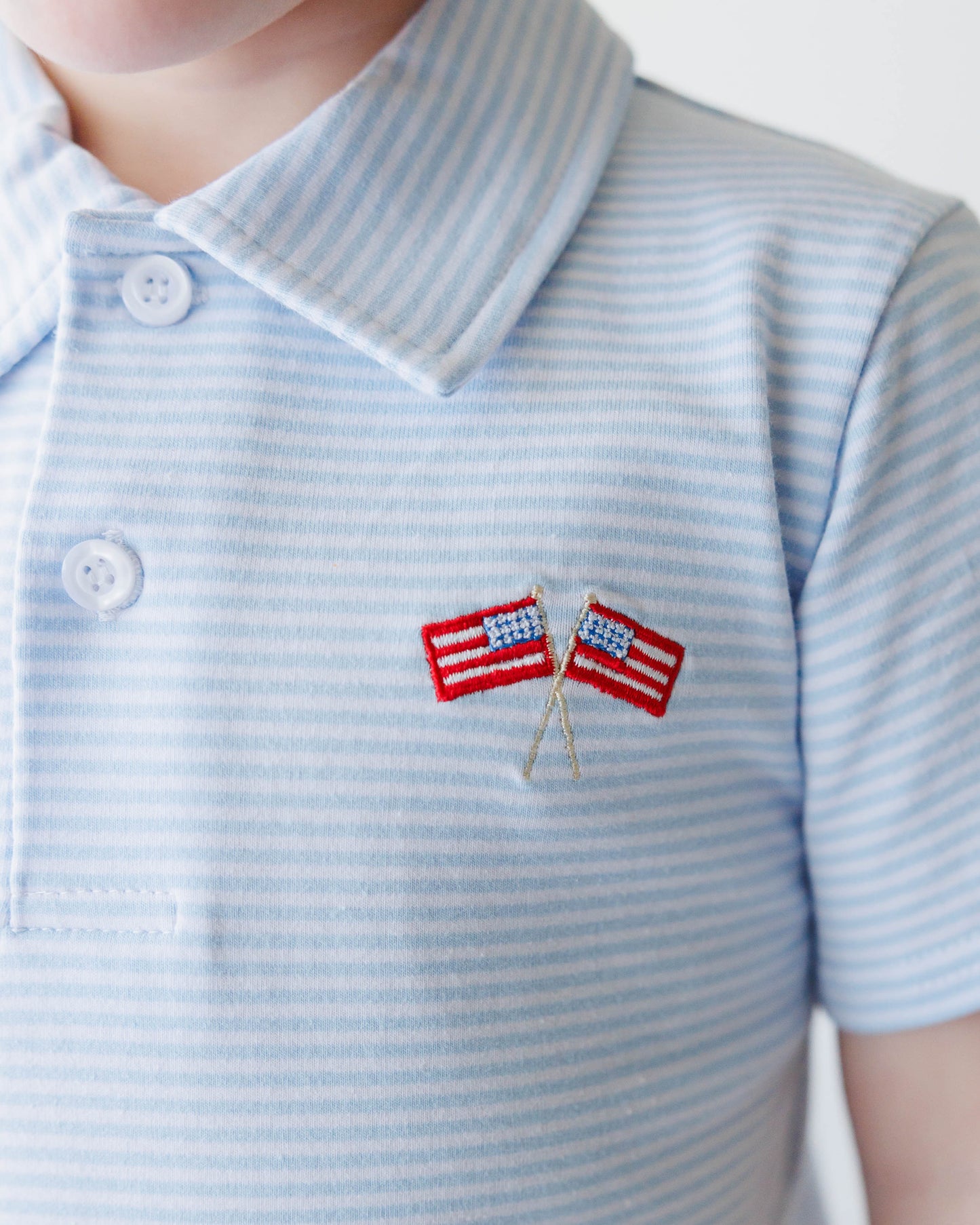 Jellybean by Smock Candy Stars and Stripes Polo