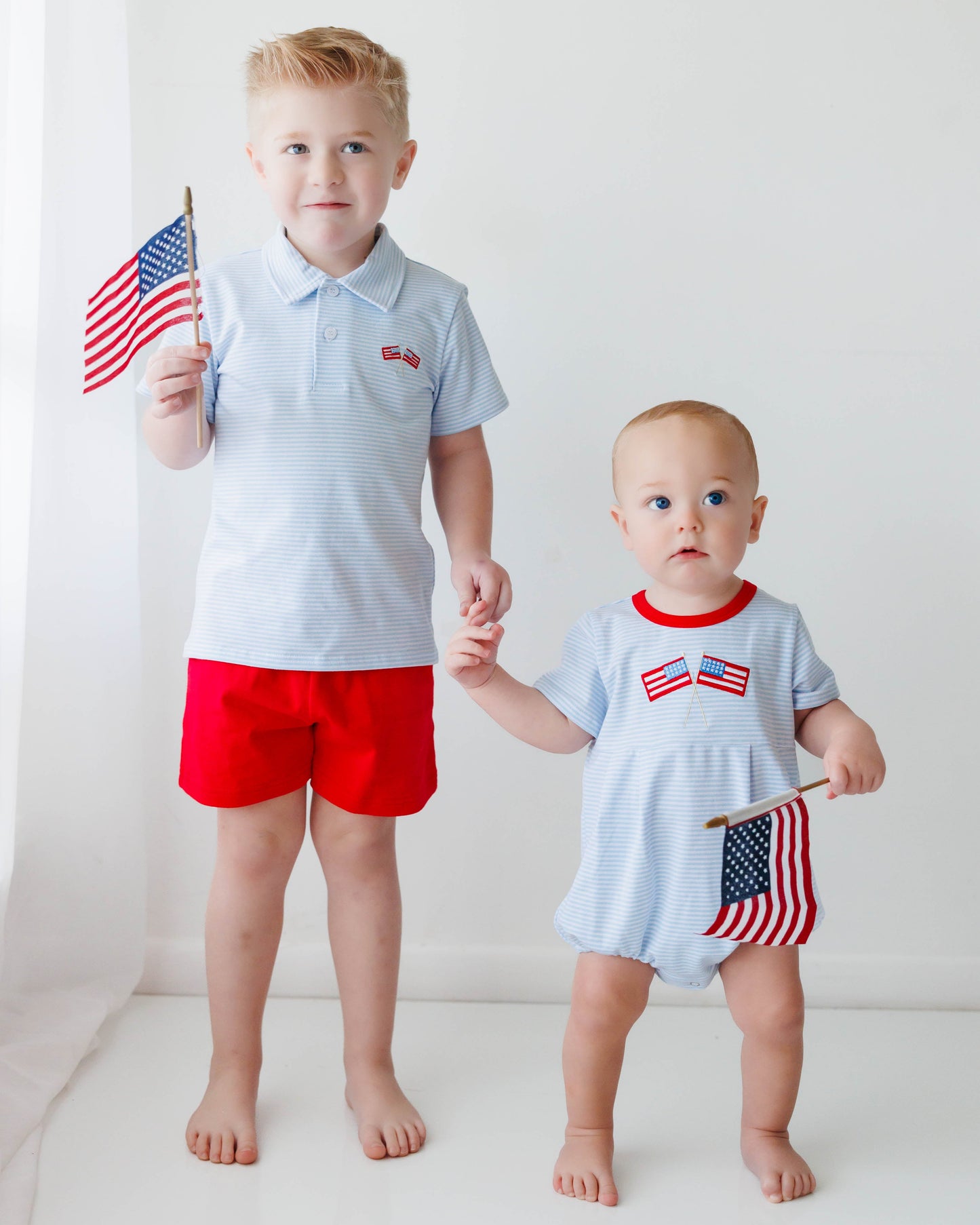 Jellybean by Smock Candy Stars and Stripes Polo