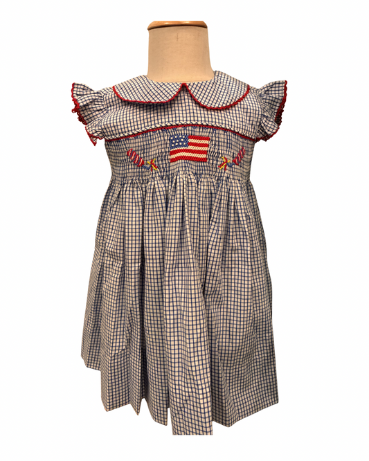 Nguyen Juliette Dress - Red, White & Blue