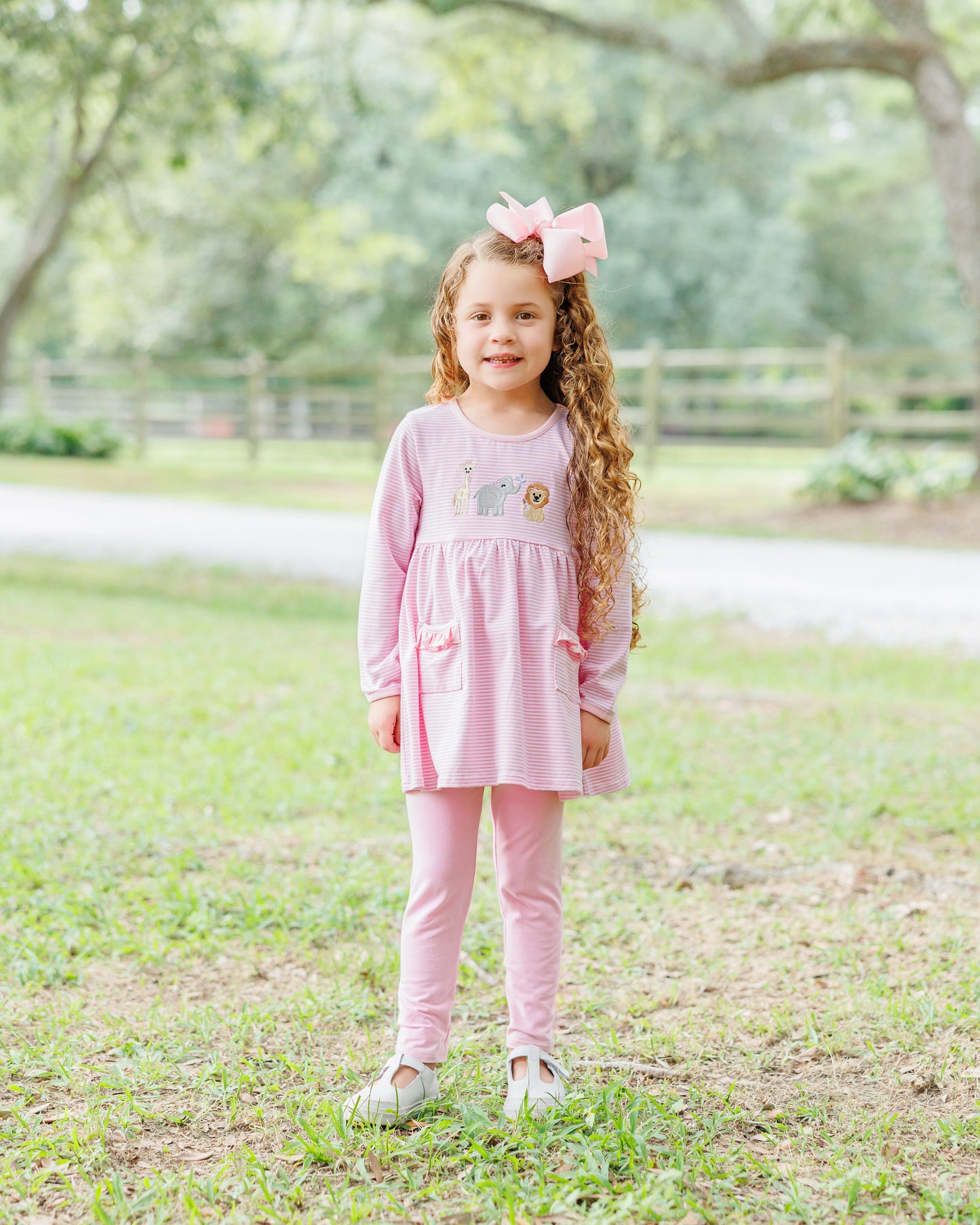 Jellybean by Smock Candy Zoo Crew Ruffle Pants Set