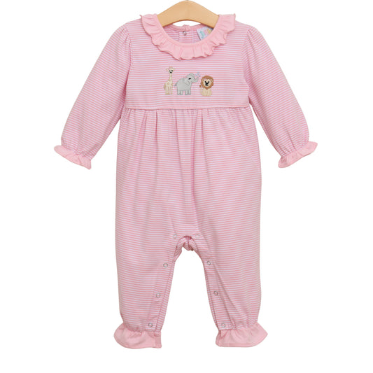 Jellybean by Smock Candy Zoo Crew Ruffle Romper