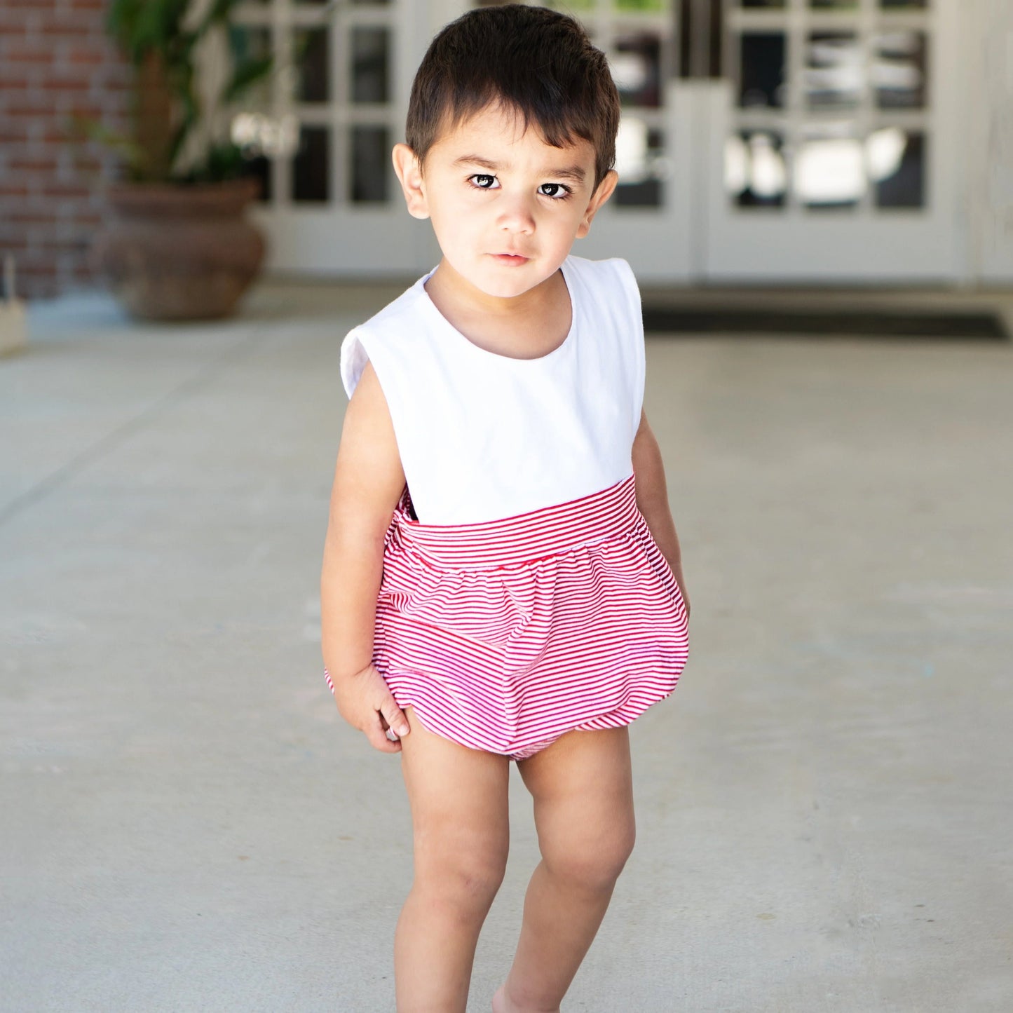 Jellybean by Smock Candy Benjamin Bubble- Red Stripe